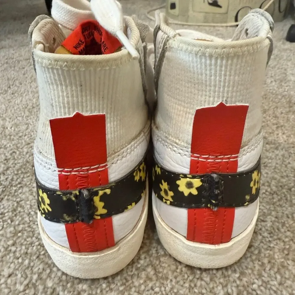 Nike Blazer women's 9 mens 7.5 Mid 77 jumbo sunflower sneakers 2667